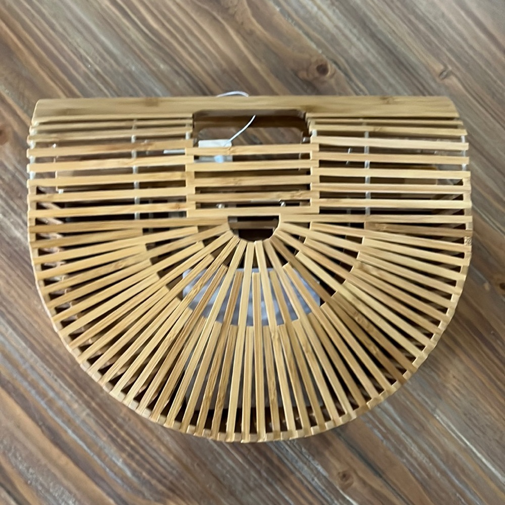 Wooden Basket Purse